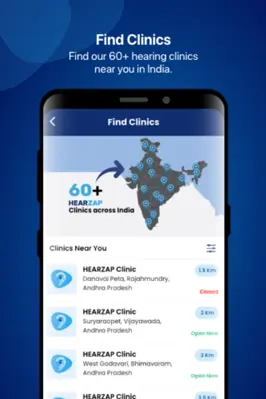 HEARZAP android App screenshot 1